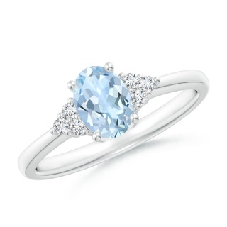 Oval AA Aquamarine