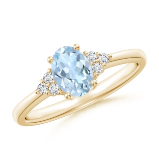 Oval AA Aquamarine