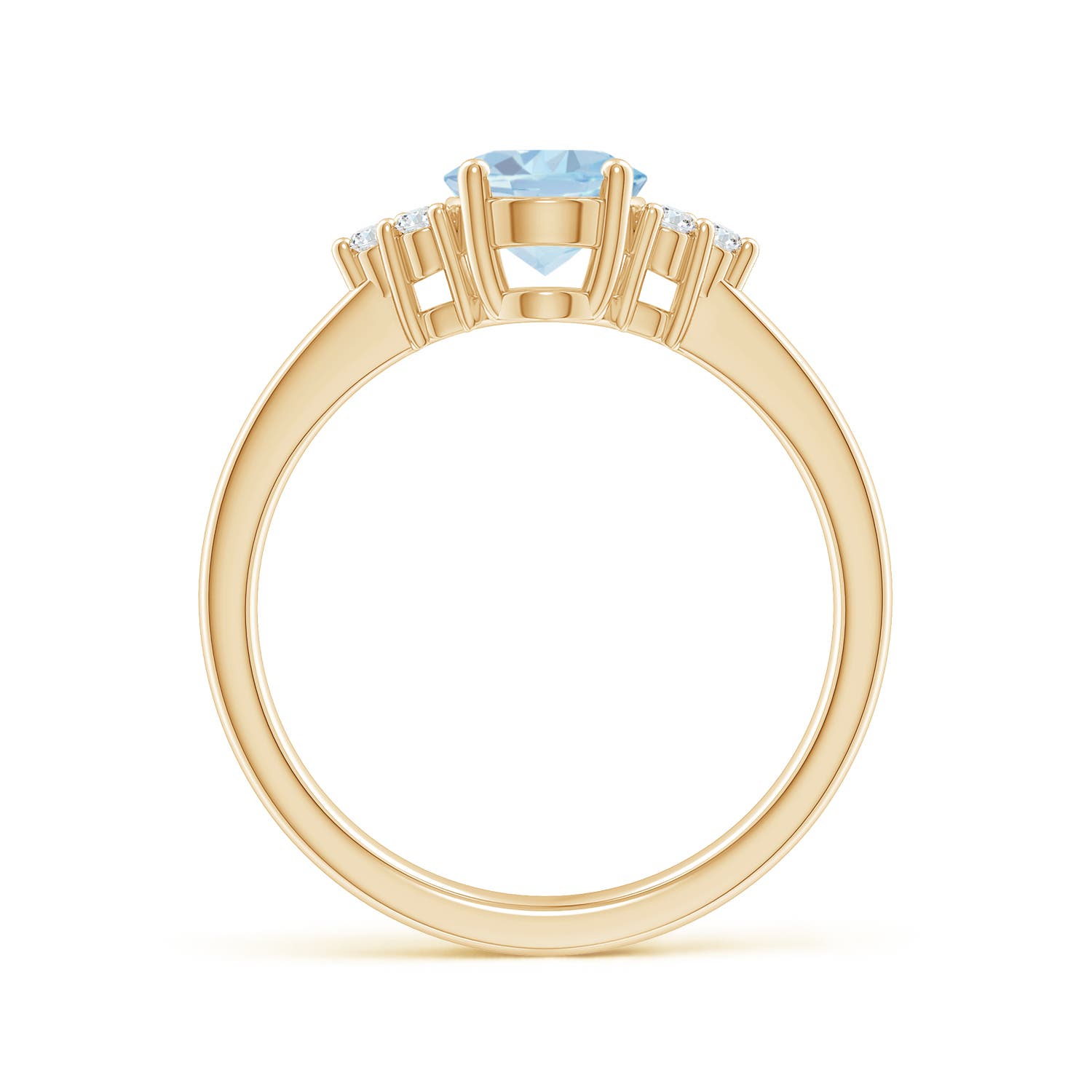 A - Aquamarine / 1.11 CT / 14 KT Yellow Gold