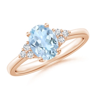 Oval AA Aquamarine