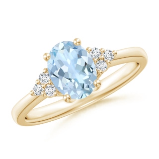 Oval AA Aquamarine