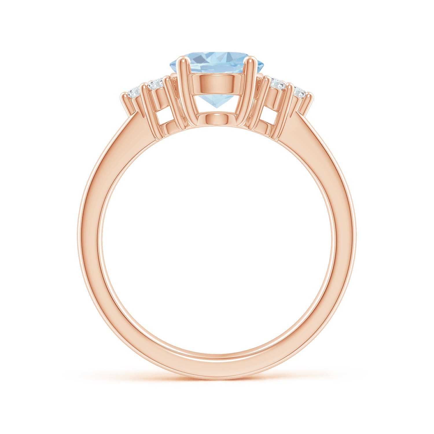 A - Aquamarine / 1.65 CT / 14 KT Rose Gold