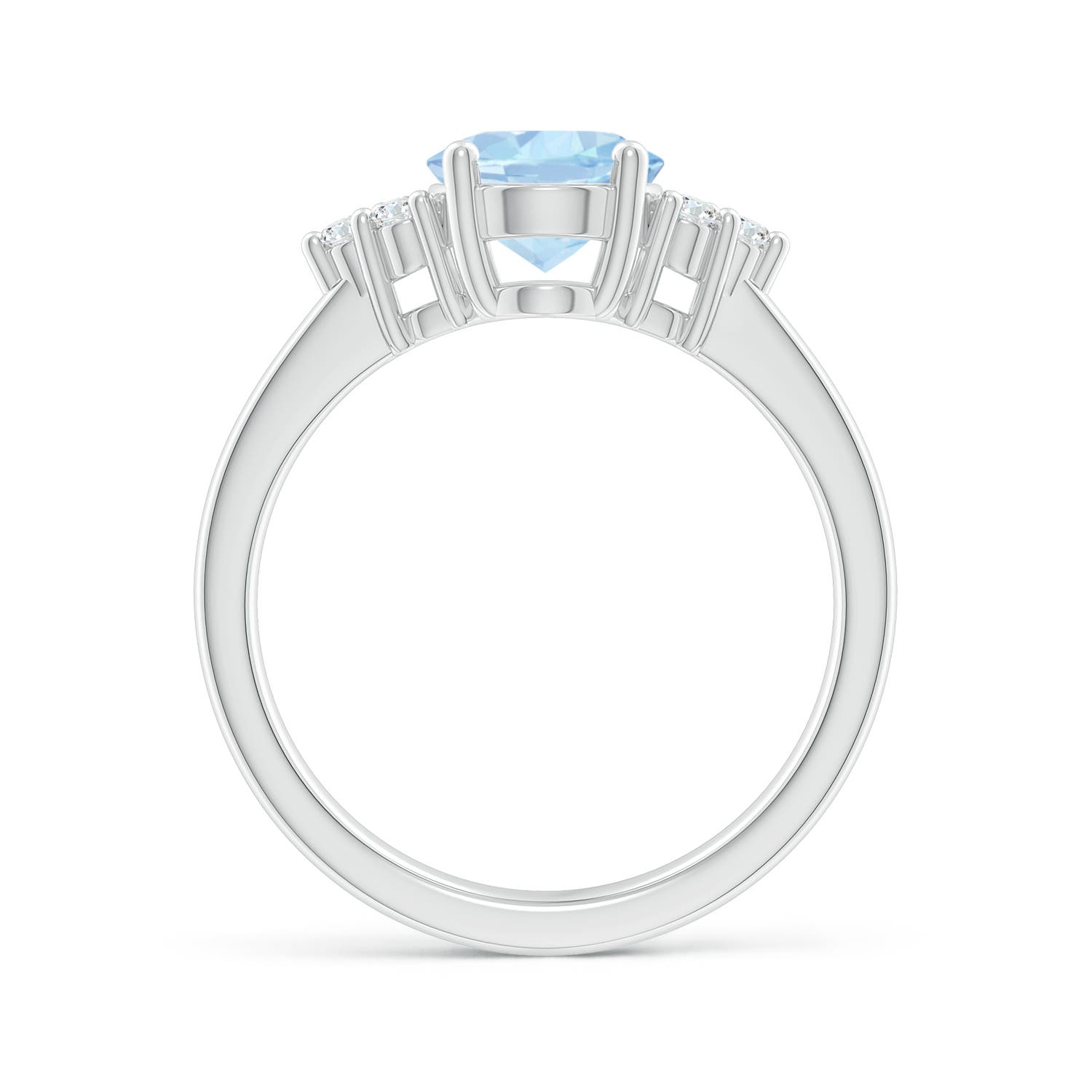 AA - Aquamarine / 1.65 CT / 14 KT White Gold