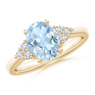 Oval AA Aquamarine