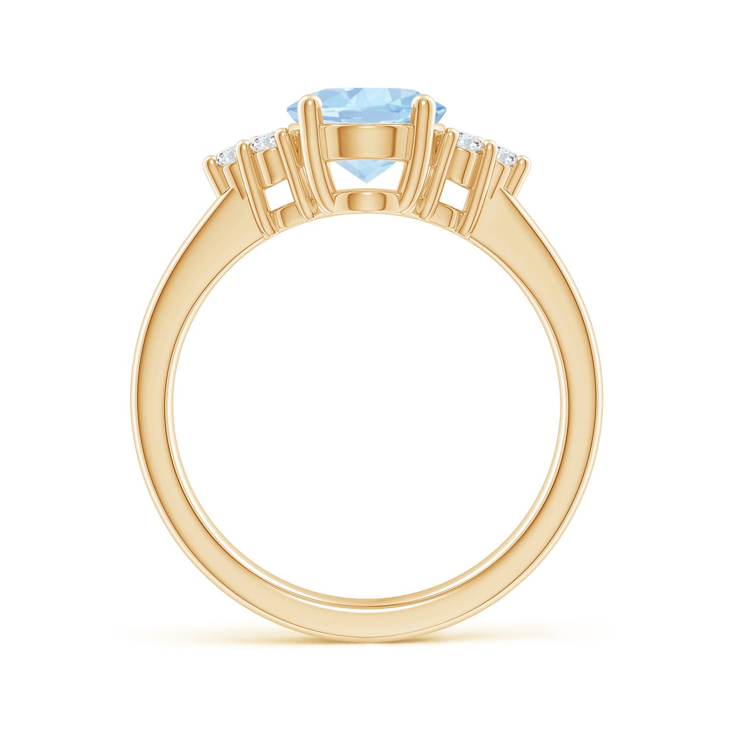 AA - Aquamarine / 1.65 CT / 14 KT Yellow Gold