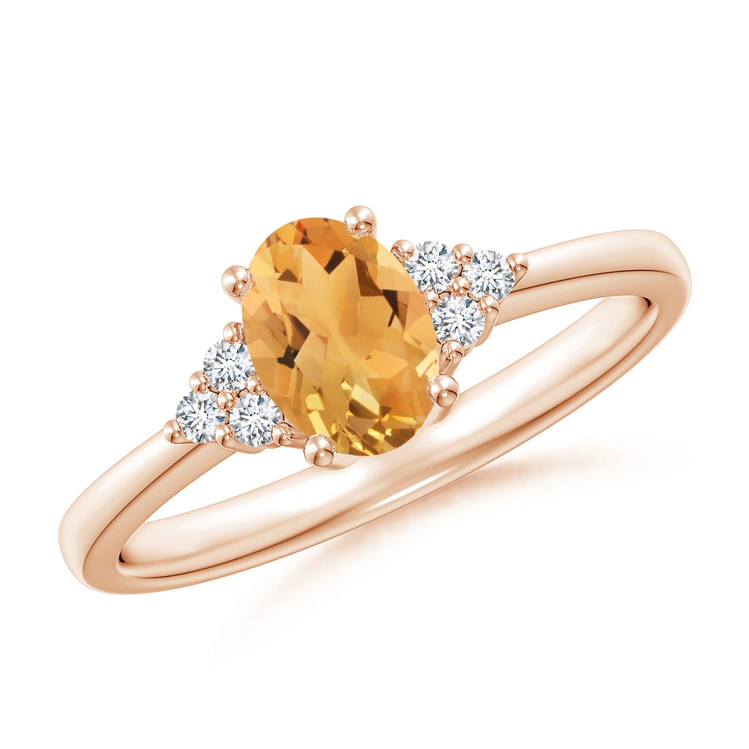 A - Citrine / 0.83 CT / 14 KT Rose Gold