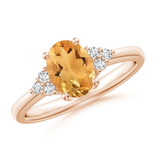 Oval A Citrine