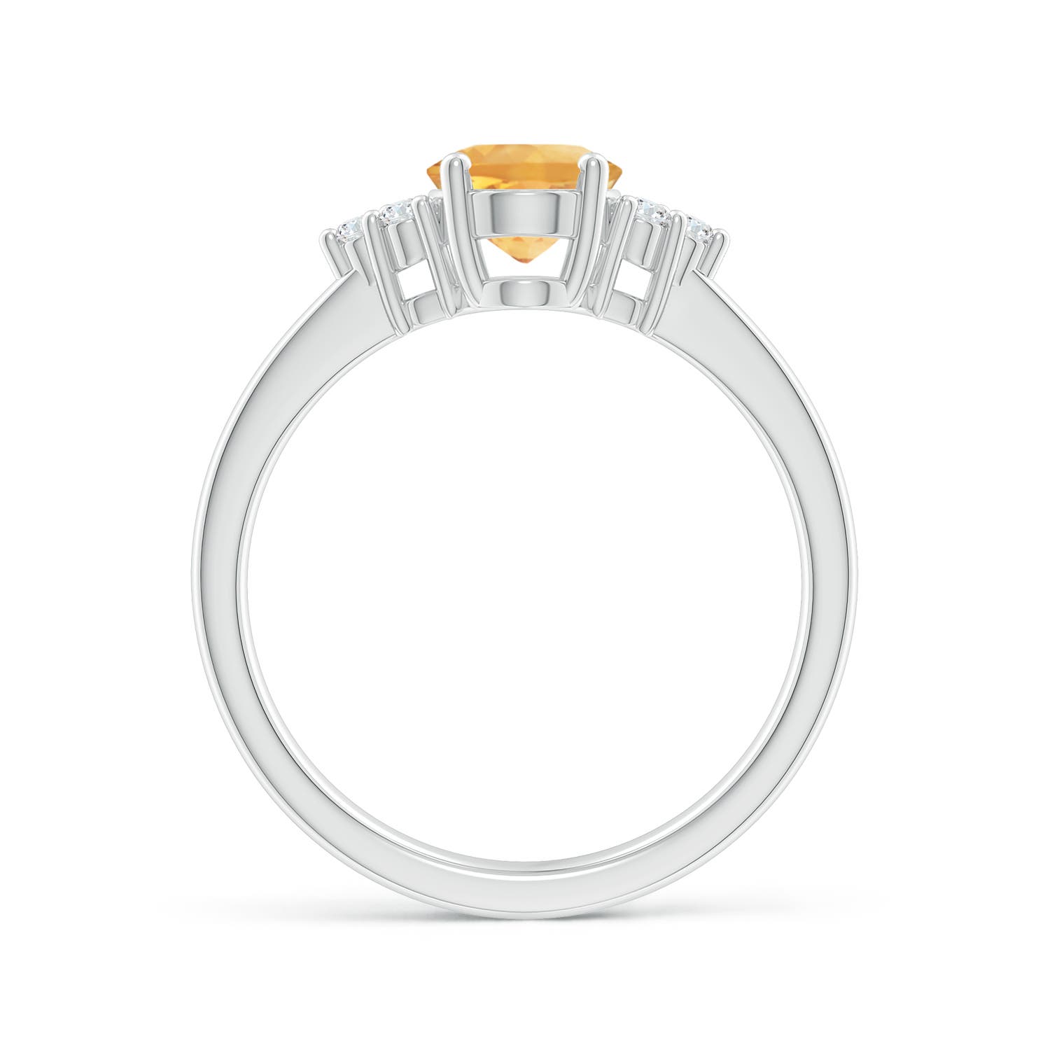 A - Citrine / 1.21 CT / 14 KT White Gold