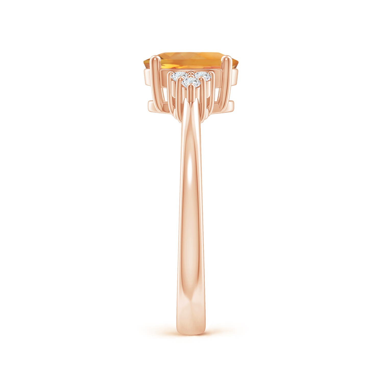 AA - Citrine / 1.21 CT / 14 KT Rose Gold