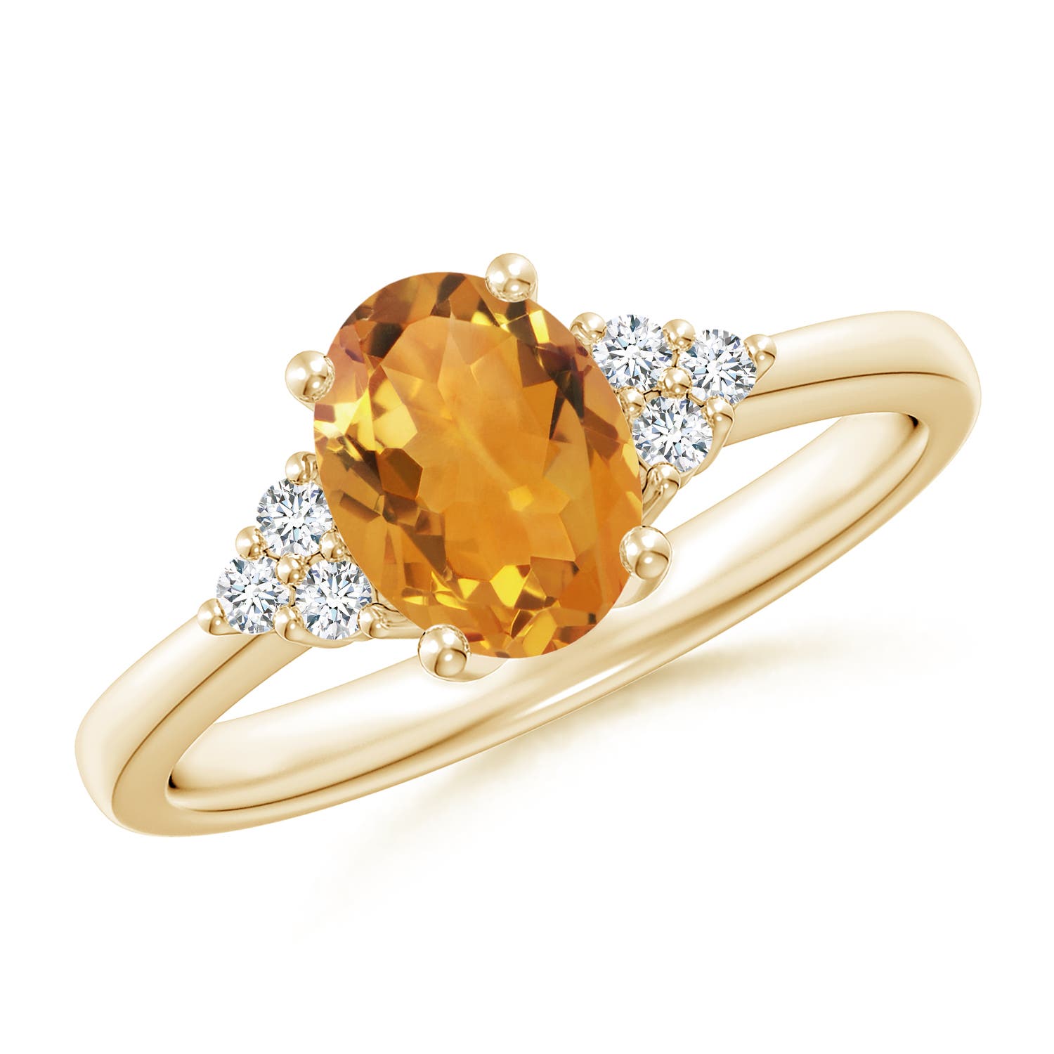 AA - Citrine / 1.21 CT / 14 KT Yellow Gold