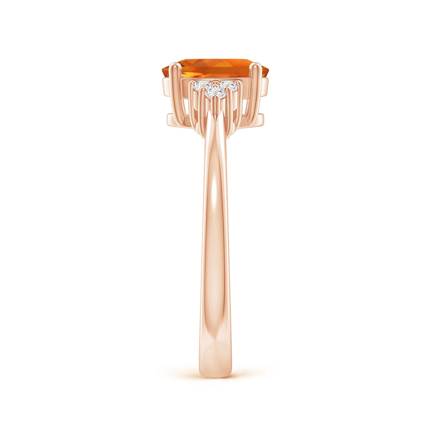 AAAA - Citrine / 1.21 CT / 14 KT Rose Gold