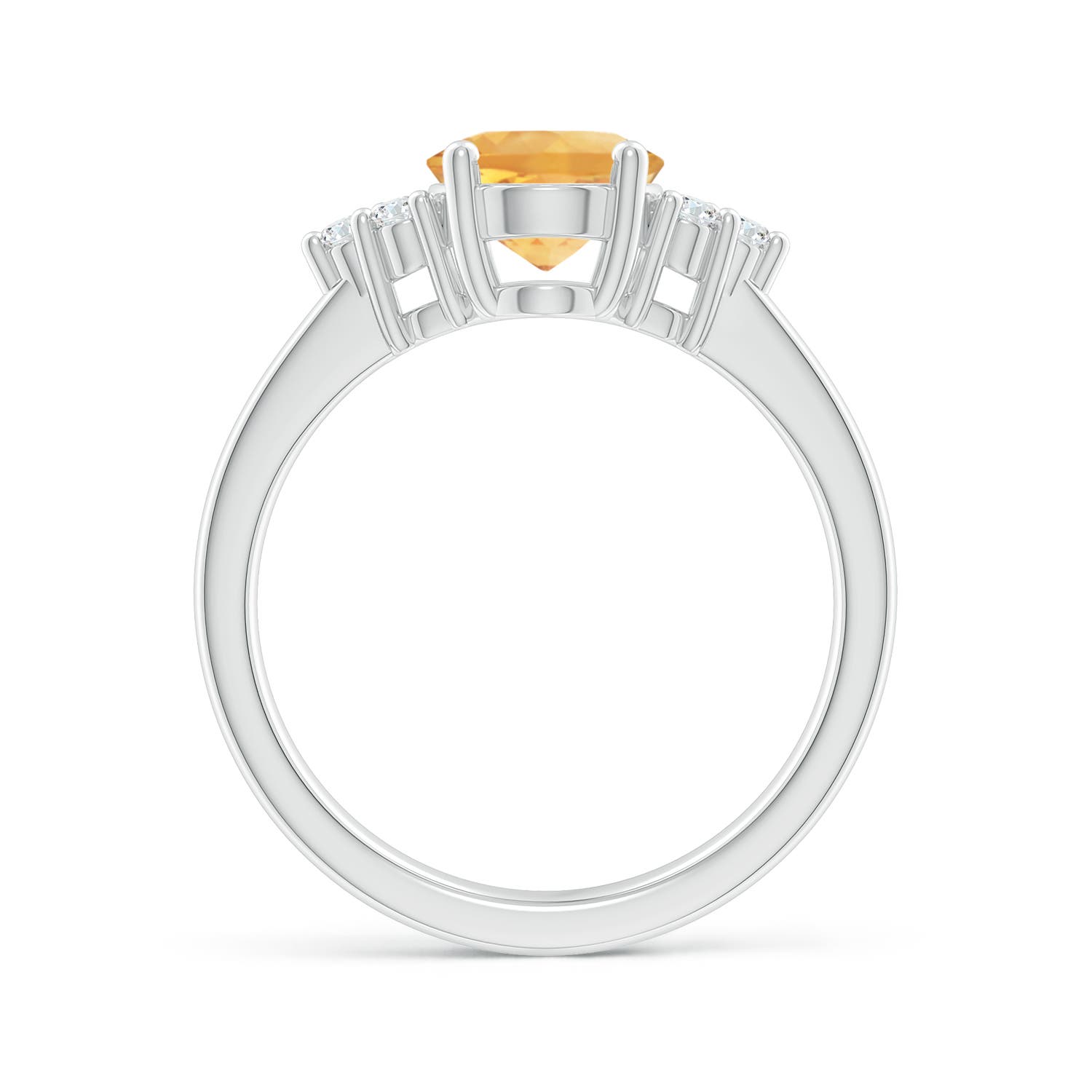 A - Citrine / 1.8 CT / 14 KT White Gold