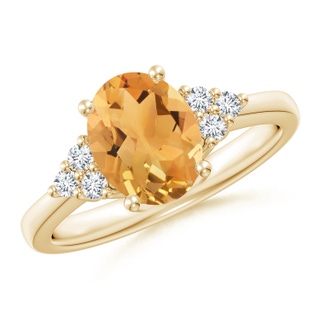 Oval A Citrine