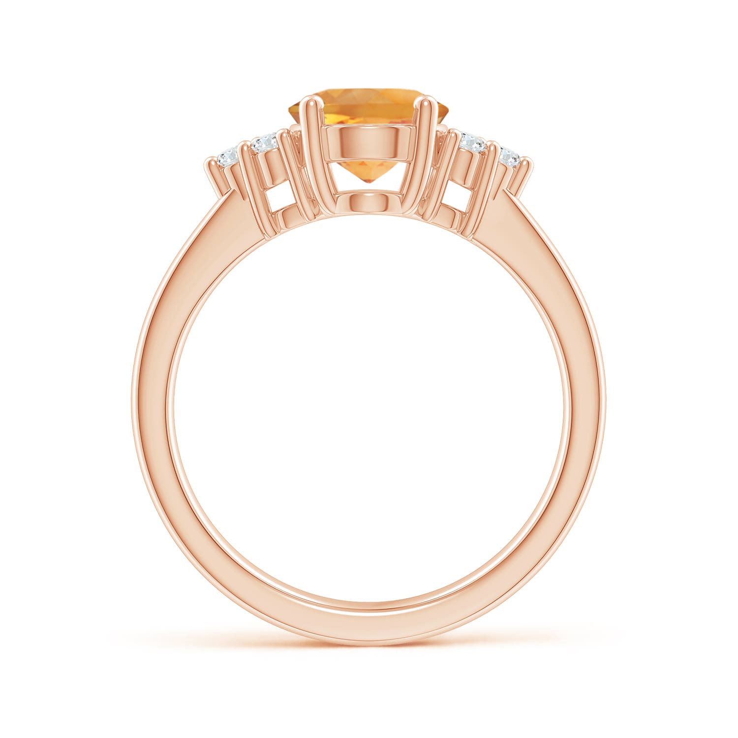 AA - Citrine / 1.8 CT / 14 KT Rose Gold