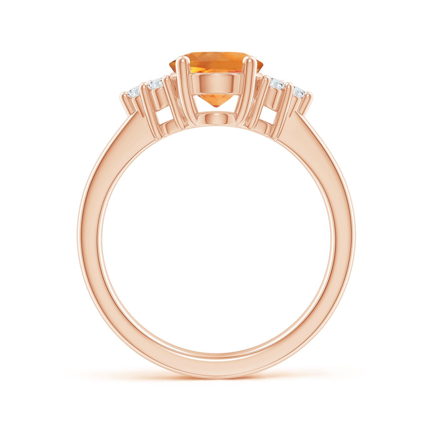 AAA - Citrine / 1.8 CT / 14 KT Rose Gold