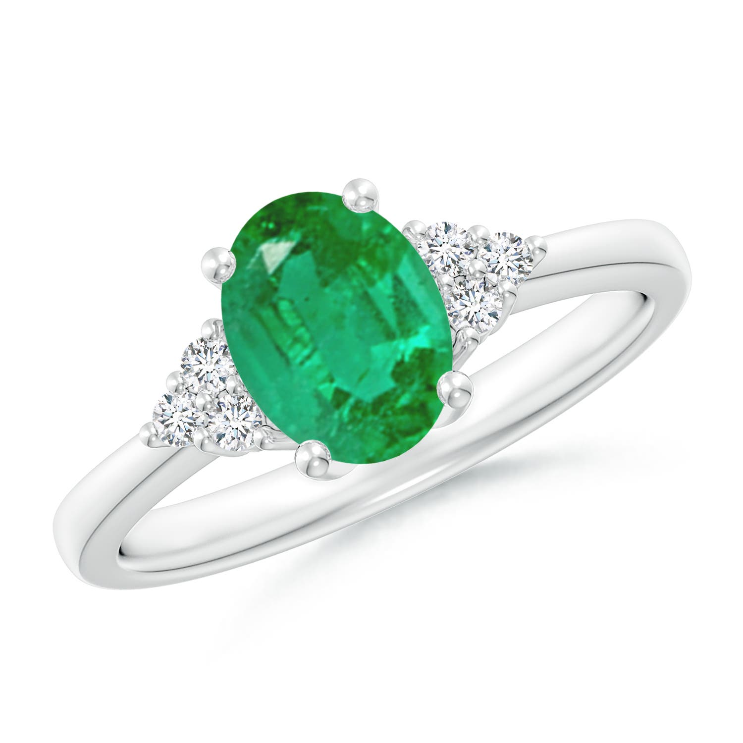 AA - Emerald / 1.21 CT / 14 KT White Gold