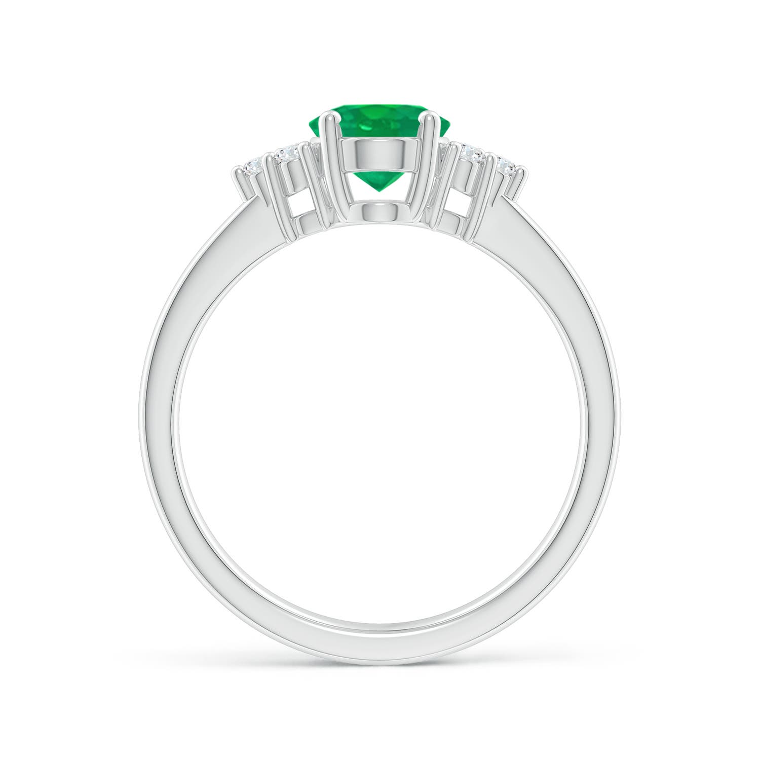 AA - Emerald / 1.21 CT / 14 KT White Gold