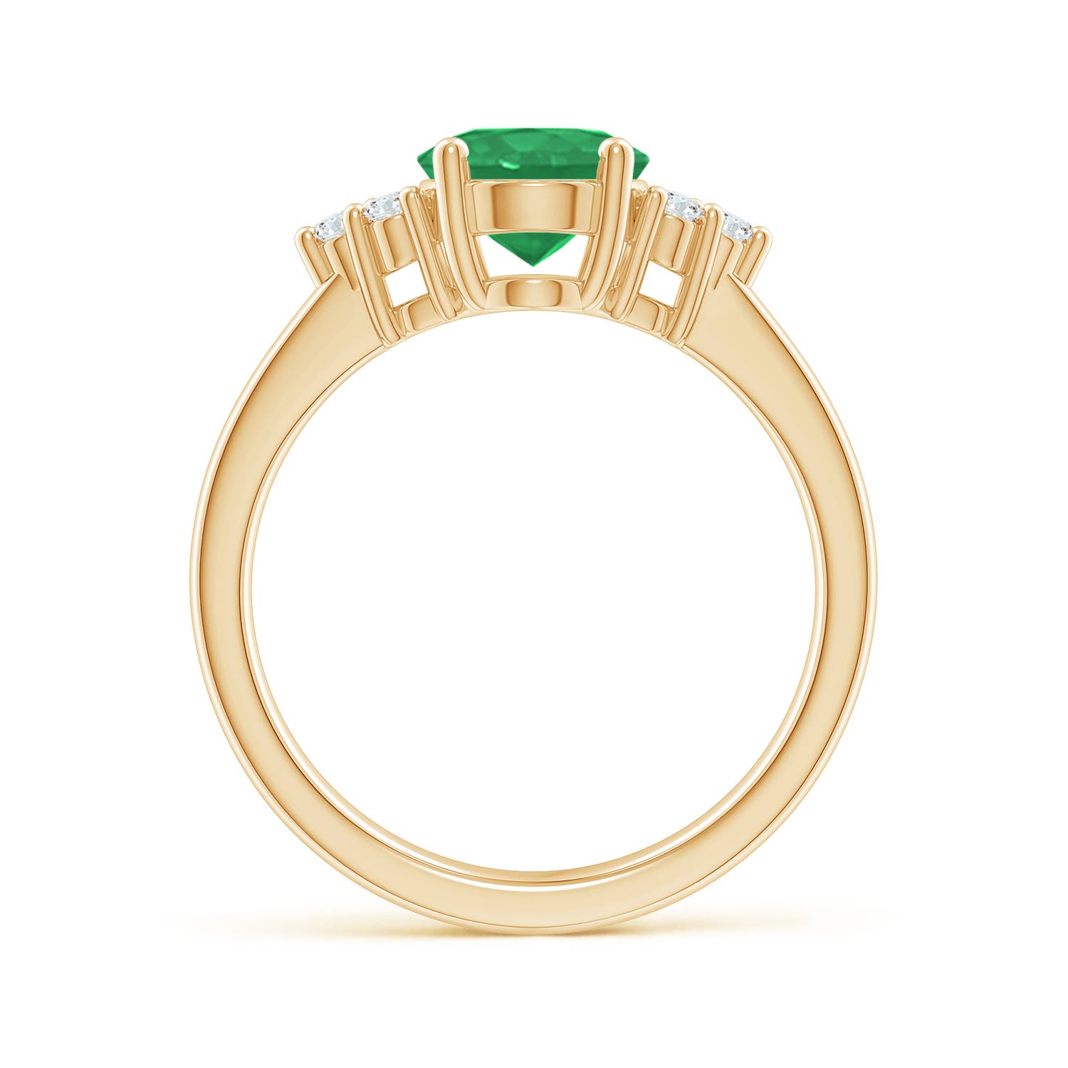 A - Emerald / 1.65 CT / 14 KT Yellow Gold