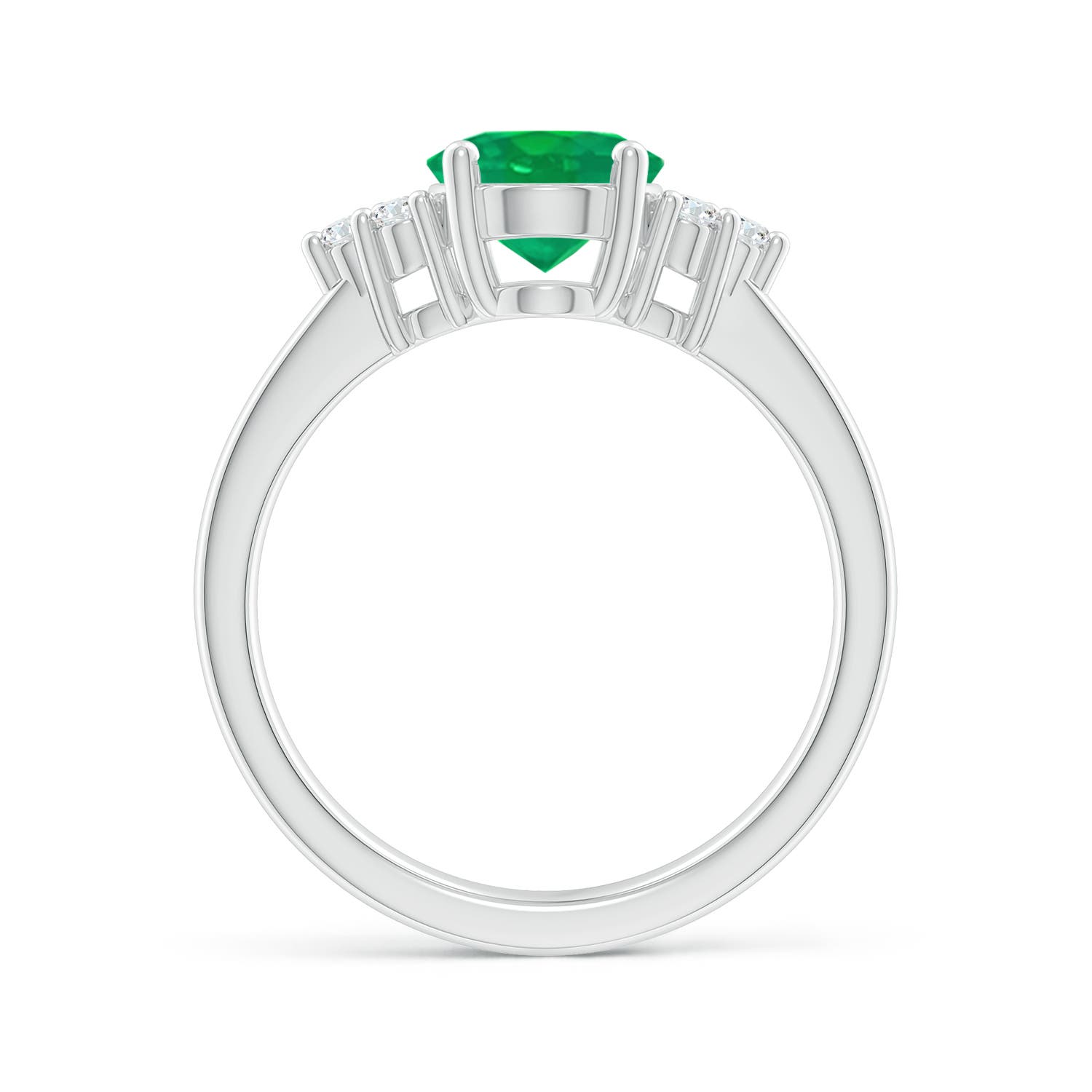 AA - Emerald / 1.65 CT / 14 KT White Gold