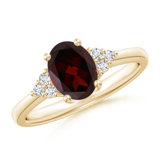 Oval A Garnet