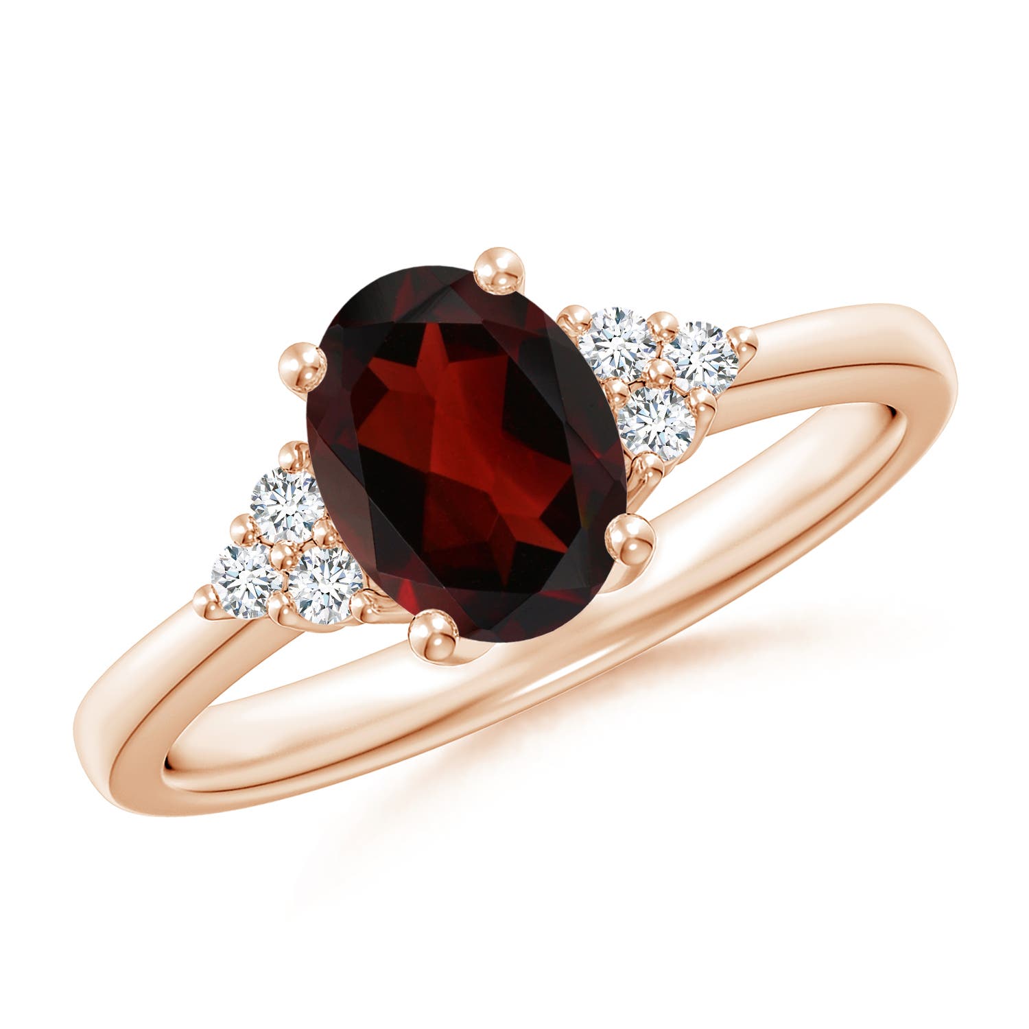 AA - Garnet / 1.56 CT / 14 KT Rose Gold