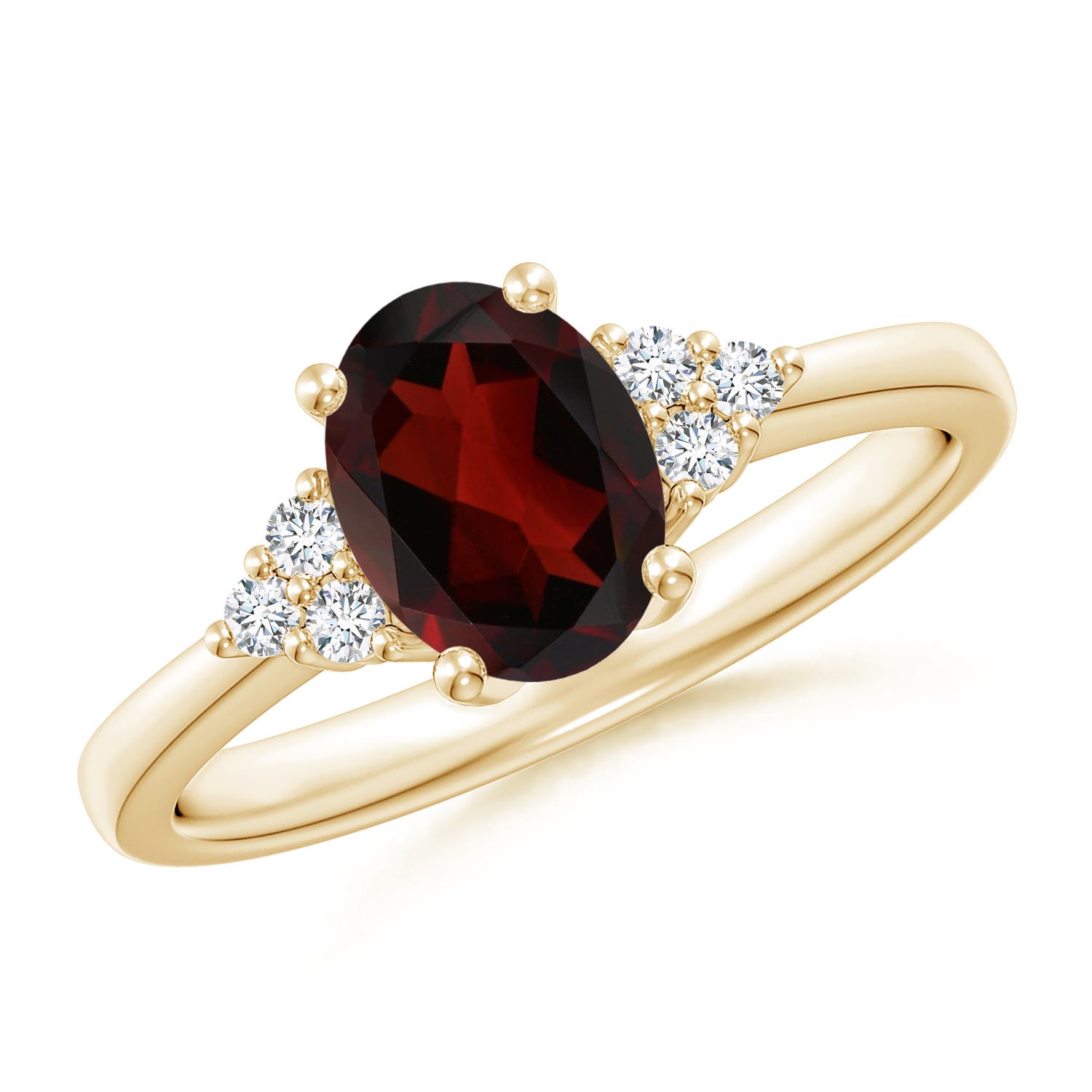 AA - Garnet / 1.56 CT / 14 KT Yellow Gold