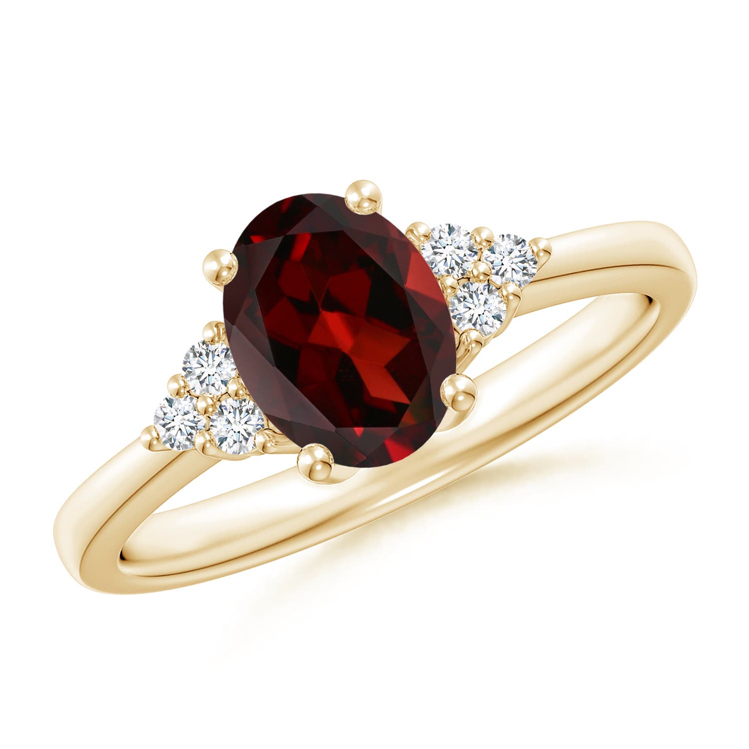 AAA - Garnet / 1.56 CT / 14 KT Yellow Gold