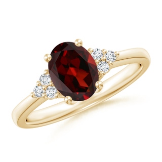 Oval AAA Garnet