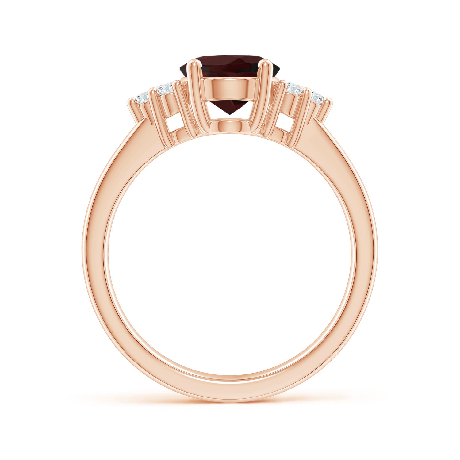 A - Garnet / 2.15 CT / 14 KT Rose Gold