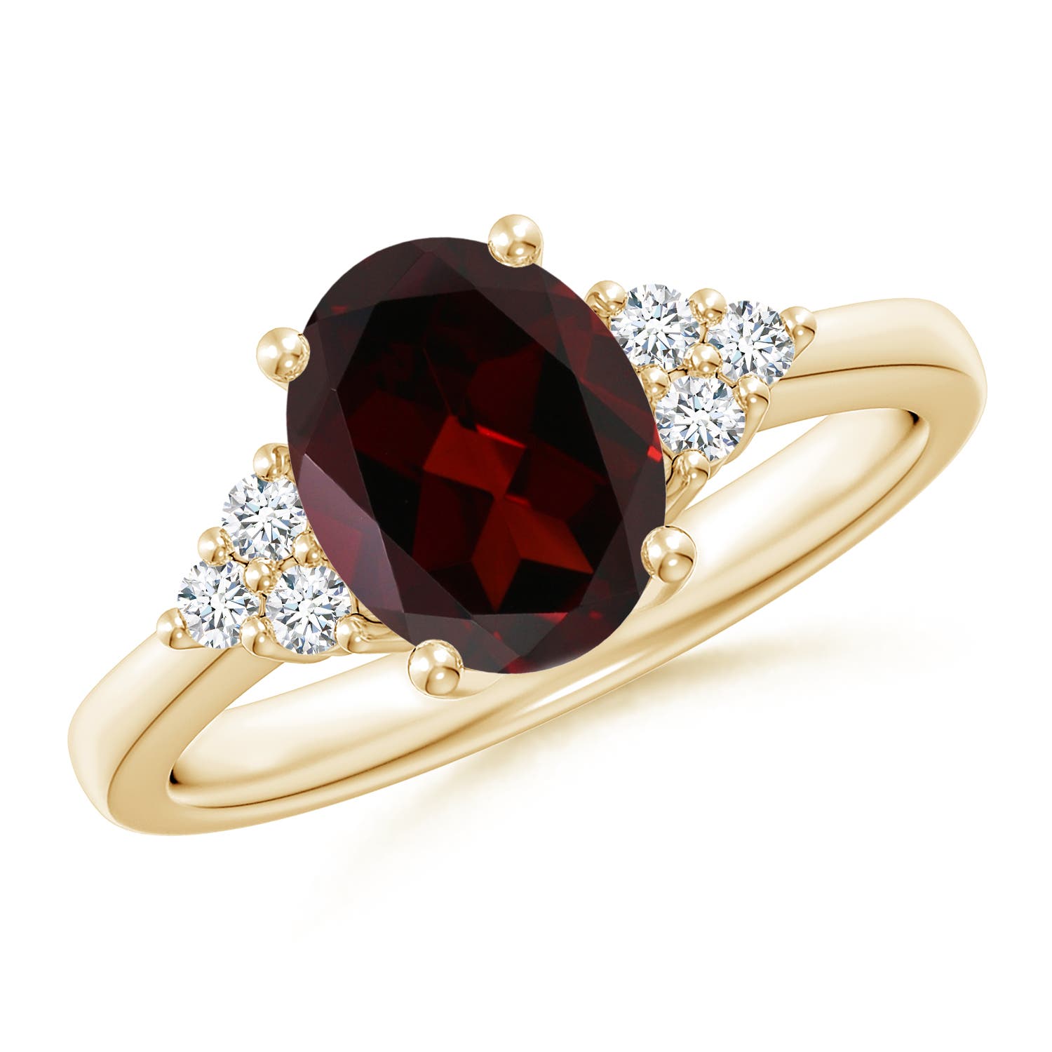 A - Garnet / 2.15 CT / 14 KT Yellow Gold