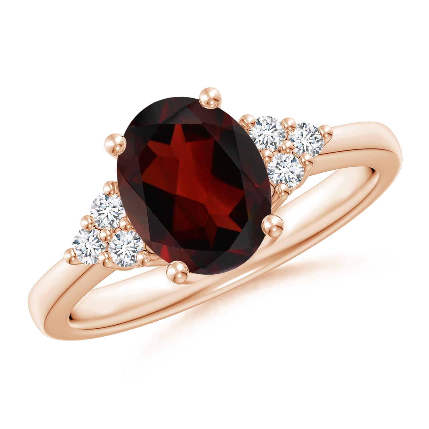 AA - Garnet / 2.15 CT / 14 KT Rose Gold