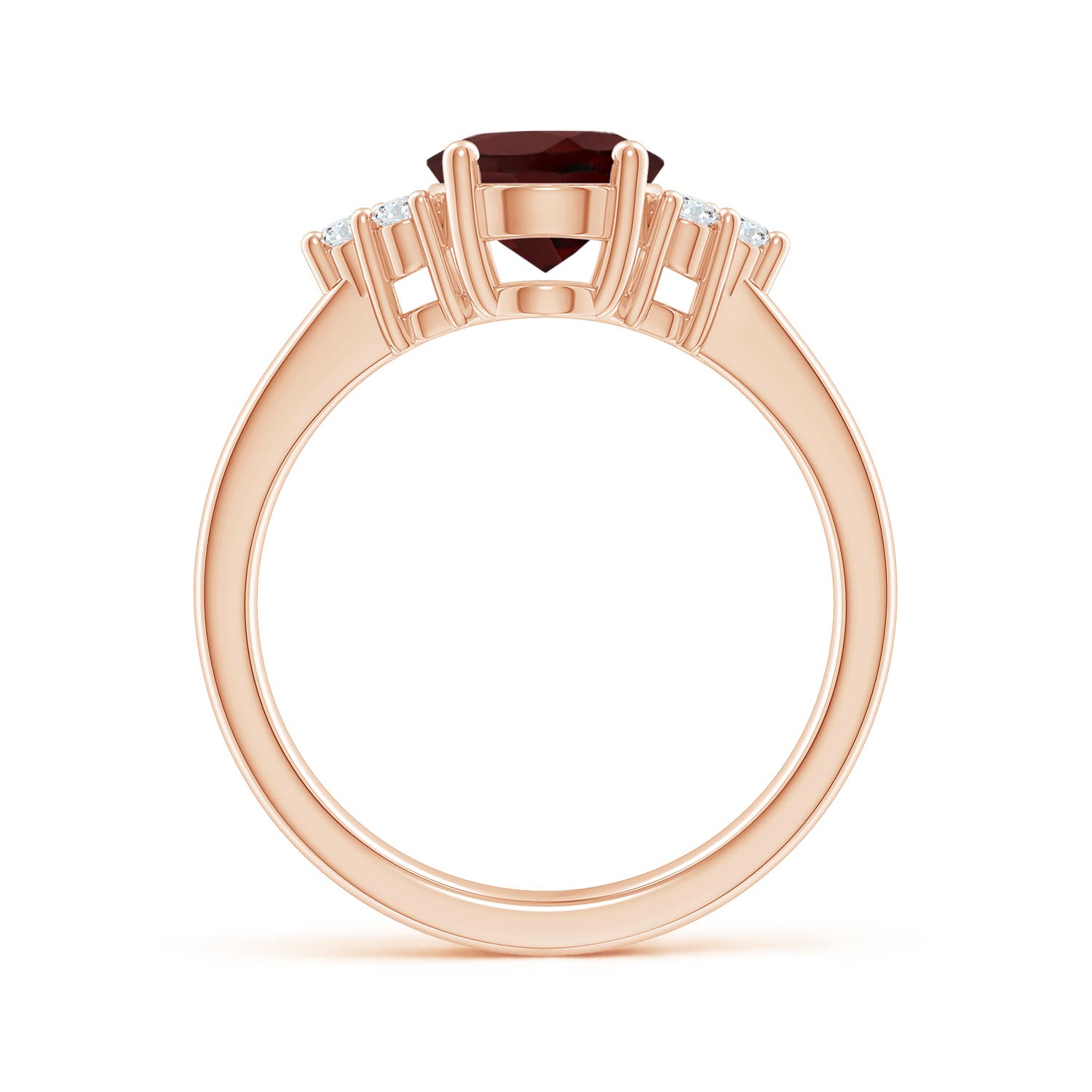 AA - Garnet / 2.15 CT / 14 KT Rose Gold