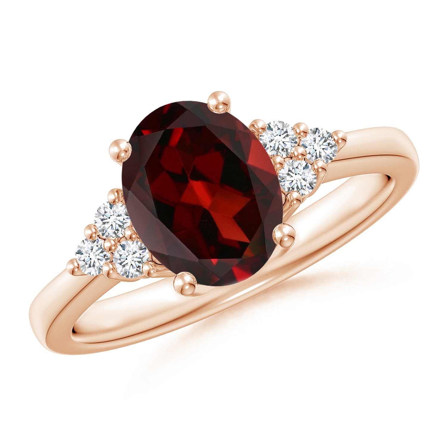 AAA - Garnet / 2.15 CT / 14 KT Rose Gold