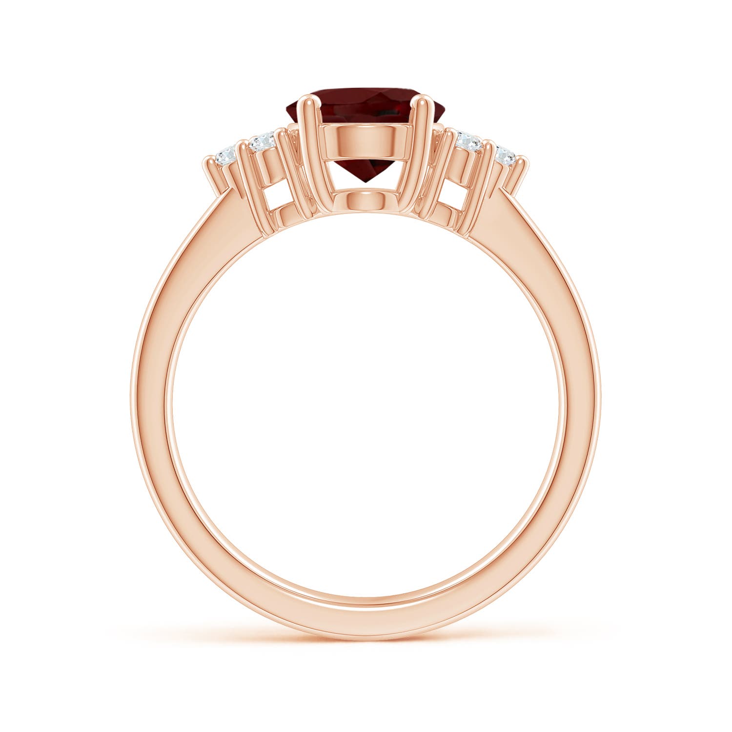 AAA - Garnet / 2.15 CT / 14 KT Rose Gold