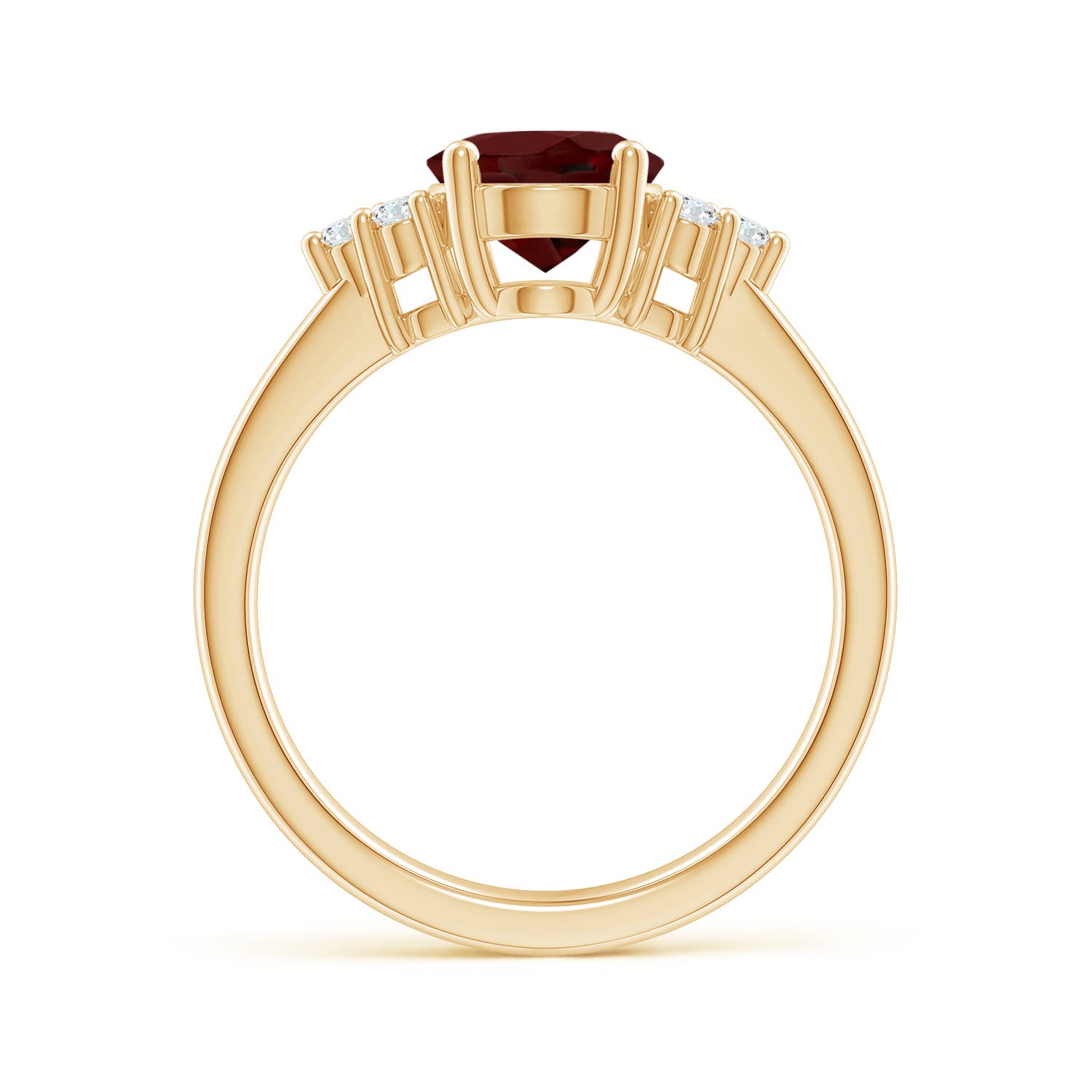 AAA - Garnet / 2.15 CT / 14 KT Yellow Gold