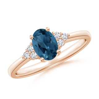 Oval AA London Blue Topaz