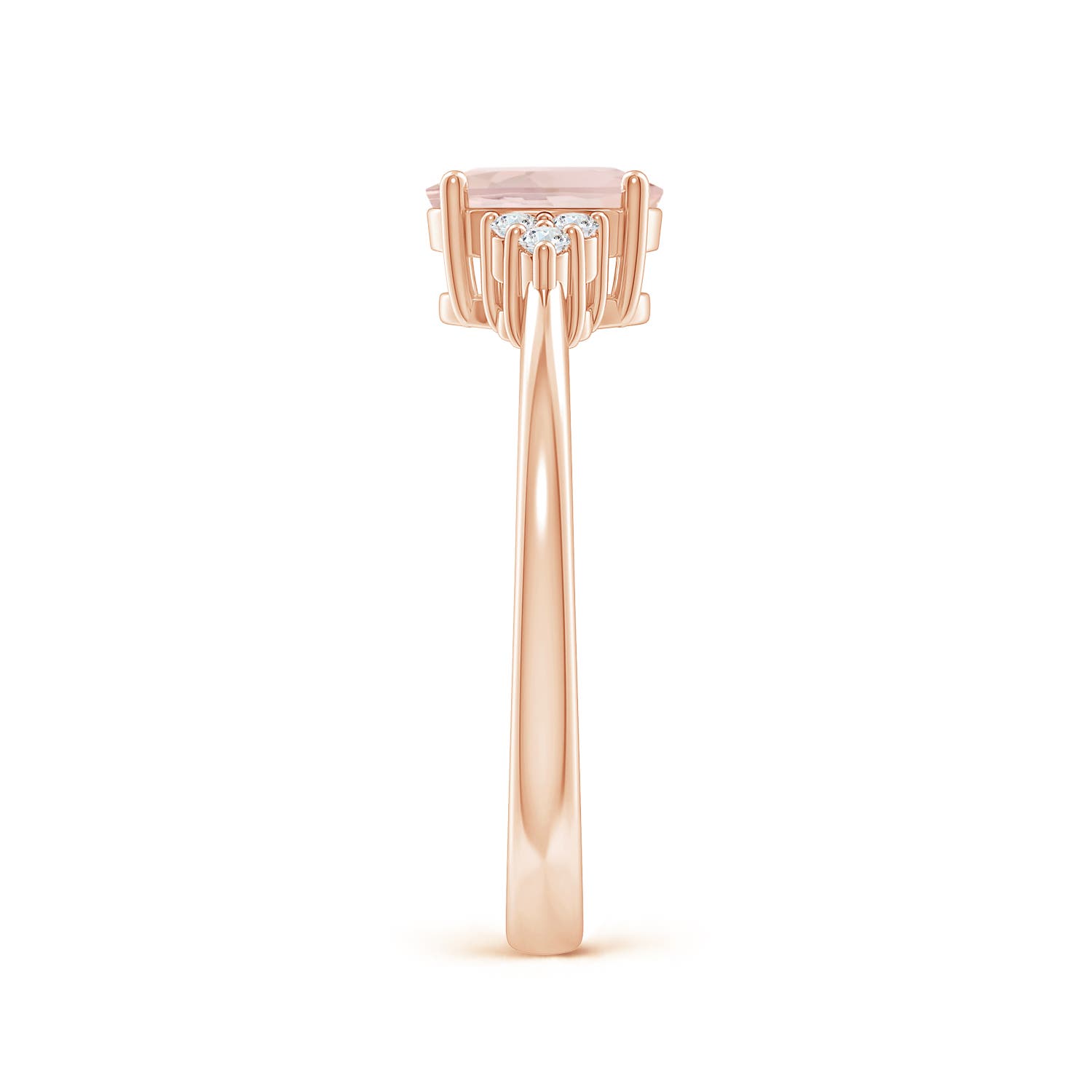 AA - Morganite / 0.78 CT / 14 KT Rose Gold