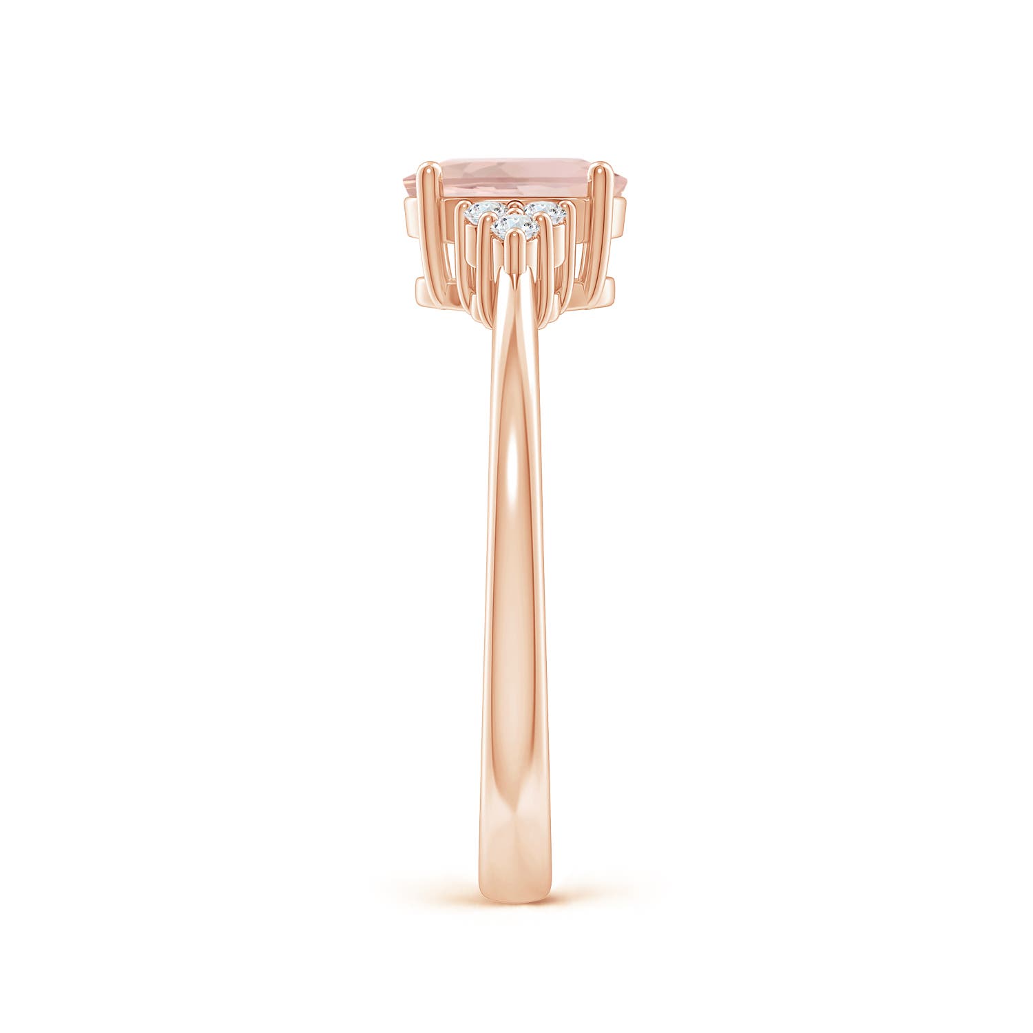 AAA - Morganite / 0.78 CT / 14 KT Rose Gold