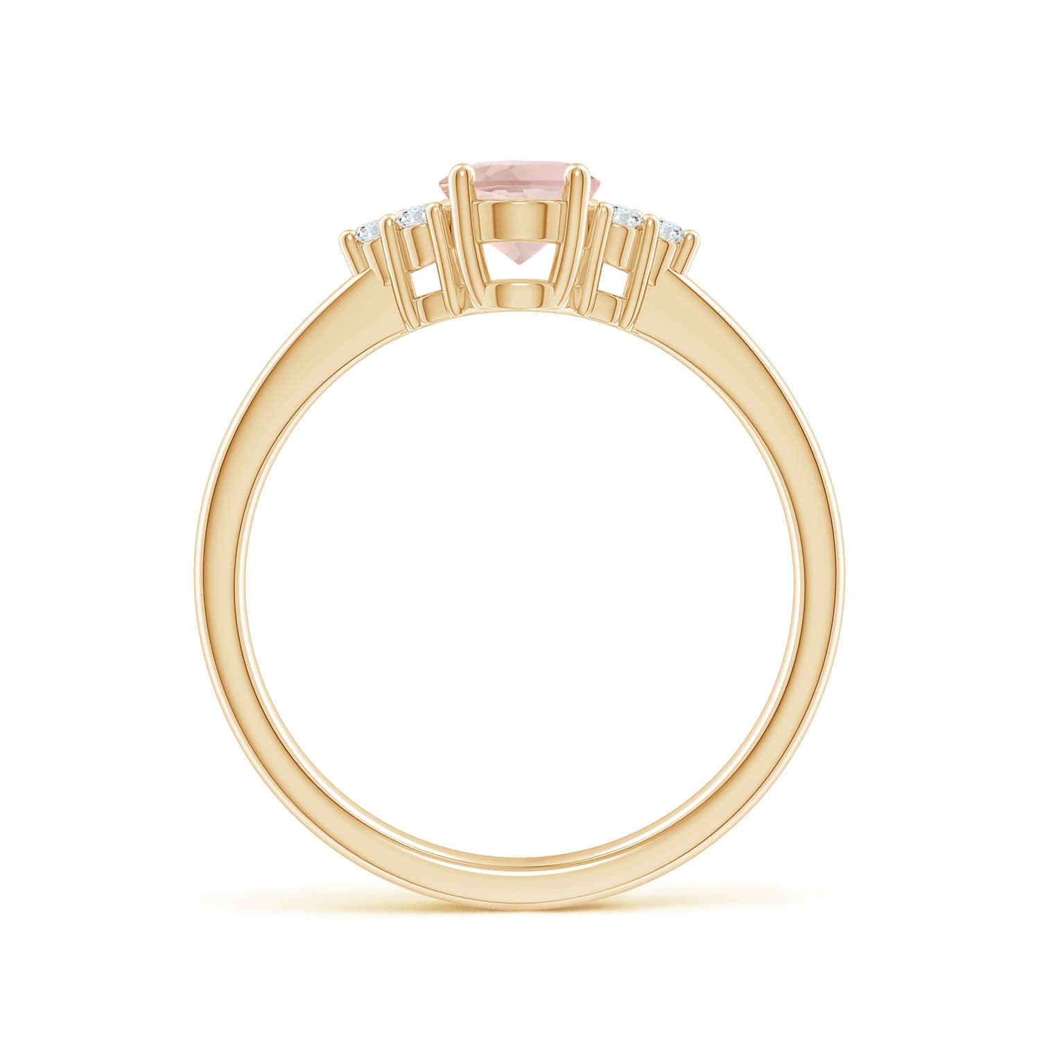 AAA - Morganite / 0.78 CT / 14 KT Yellow Gold