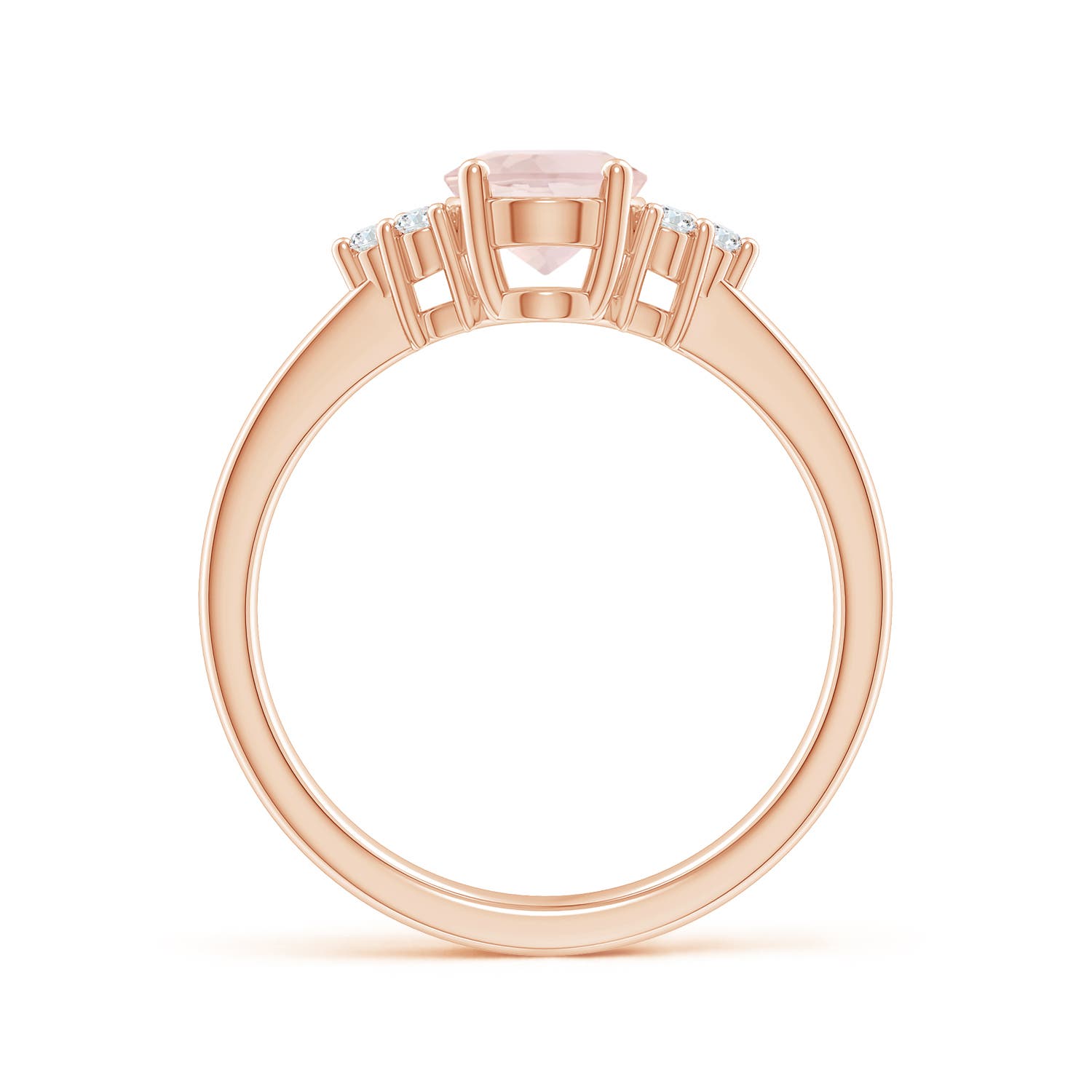 A - Morganite / 1.21 CT / 14 KT Rose Gold