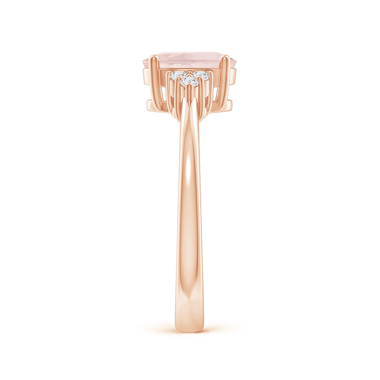 A - Morganite / 1.21 CT / 14 KT Rose Gold