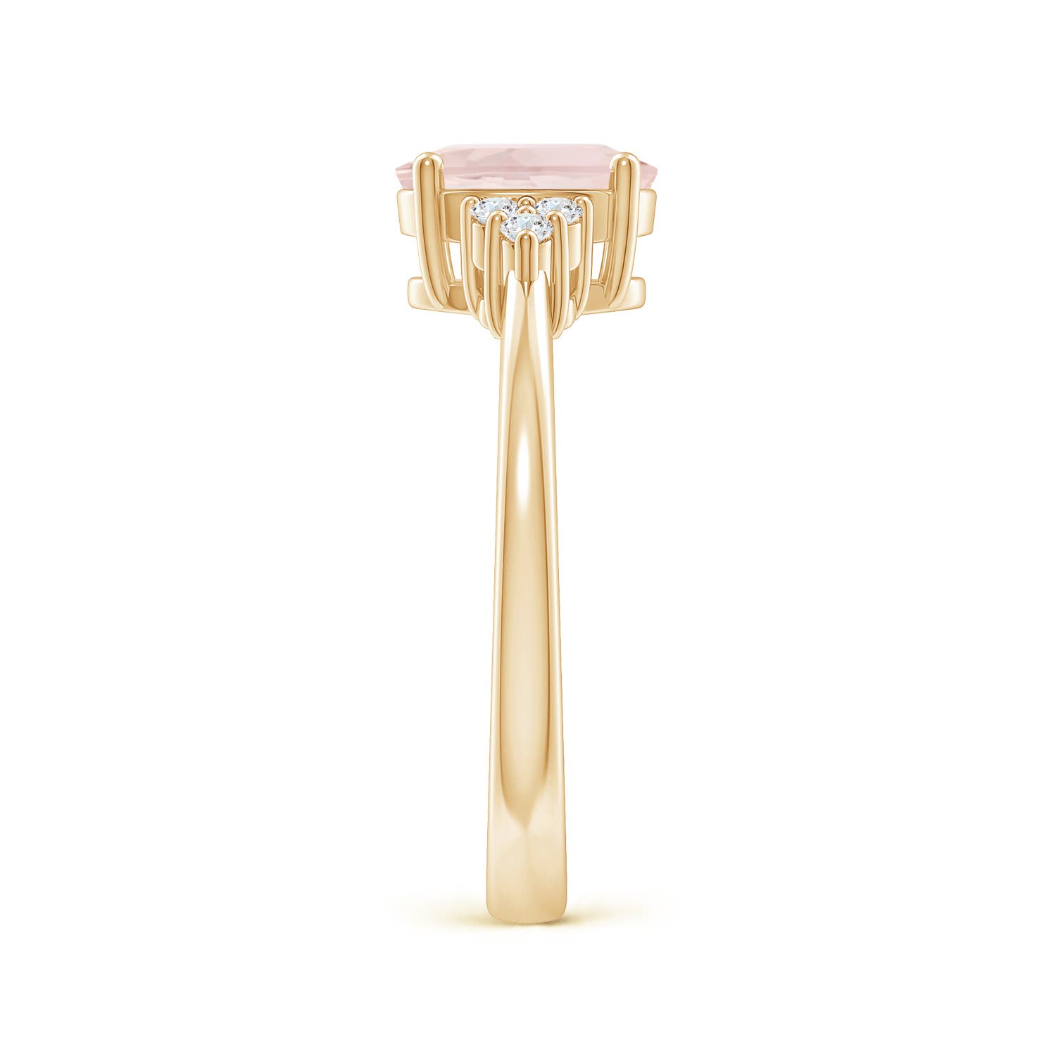 A - Morganite / 1.21 CT / 14 KT Yellow Gold