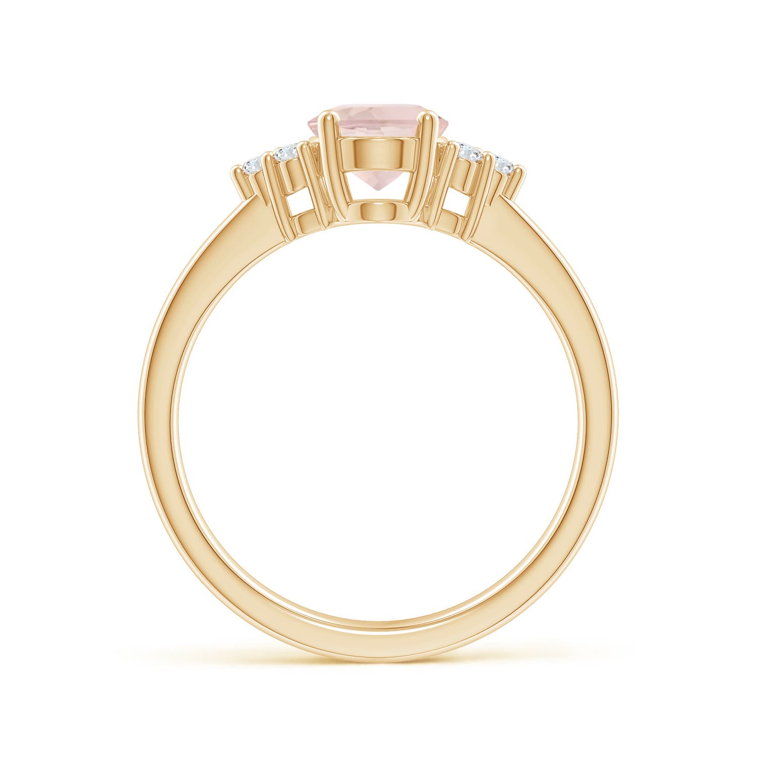 AA - Morganite / 1.21 CT / 14 KT Yellow Gold