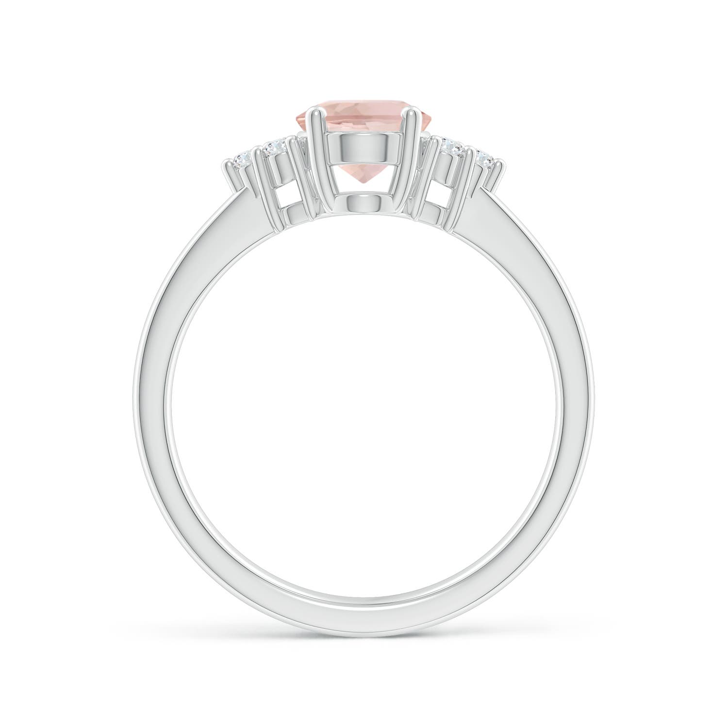 AAA - Morganite / 1.21 CT / 14 KT White Gold