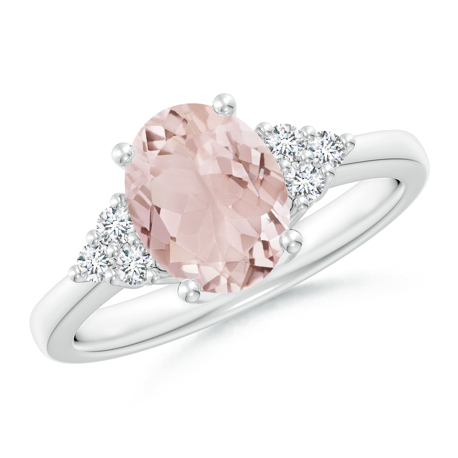 A - Morganite / 1.8 CT / 14 KT White Gold