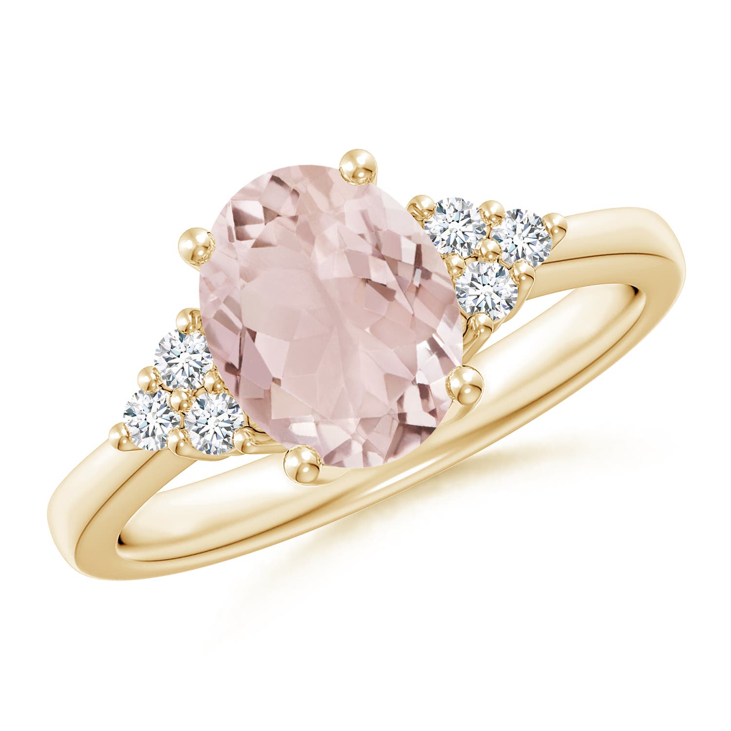 A - Morganite / 1.8 CT / 14 KT Yellow Gold