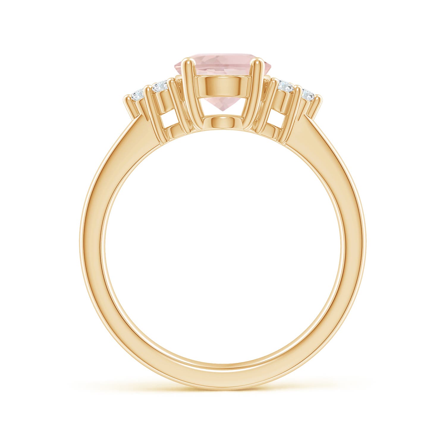 A - Morganite / 1.8 CT / 14 KT Yellow Gold