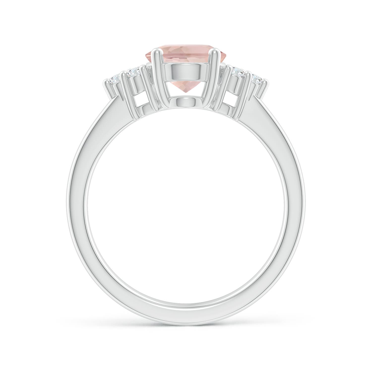 AA - Morganite / 1.8 CT / 14 KT White Gold