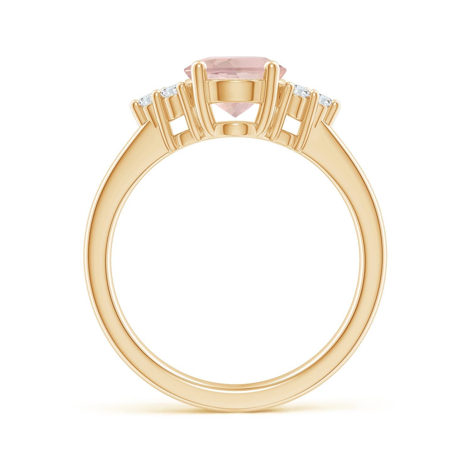 AA - Morganite / 1.8 CT / 14 KT Yellow Gold