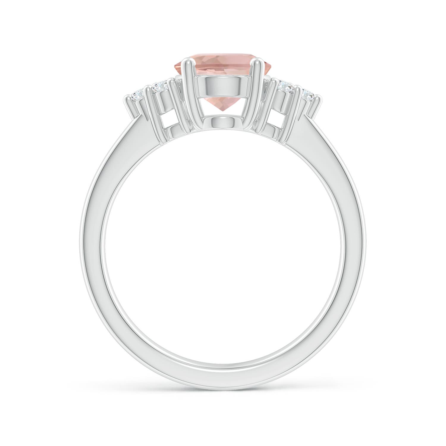 AAA - Morganite / 1.8 CT / 14 KT White Gold